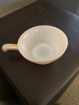 #51- Vintage Fire-king Ovenware, Beehive Bowl, Peach Luster, Excellent Condition - £6.57 GBP