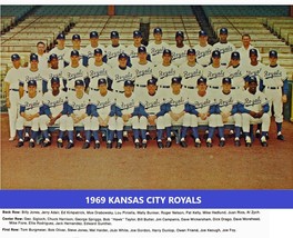 1969 KANSAS CITY ROYALS 8X10 TEAM PHOTO BASEBALL PICTURE KC MLB - £3.91 GBP