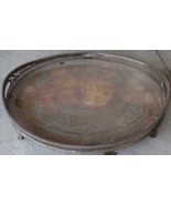Antique Silverplate Footed Serving Tray – Ball &amp; Claw Feet – JAs Dixon &amp;... - $339.43 CAD