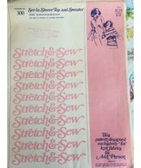 Stretch &amp; Sew Sewing Pattern 300 Ann Person Set-in Sleeve Top Sweater Un... - $9.89