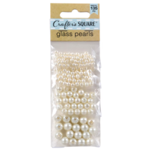 2 pack Crafter&#39;s Square Multi-Packs of Glass Pearl Beads, 135-pc. Jewelr... - $24.15 CAD