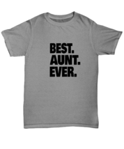 Aunty TShirt Best Aunt Ever, Favorite Aunt Ash-U-Tee  - £14.43 GBP