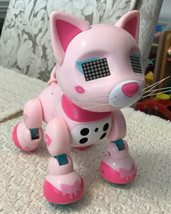 Spin Master ZOOMER Meowzies ARISTA Interactive PINK Kitty with Lights &amp; ... - $19.79