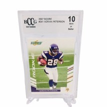 2007 Score Adrian Peterson Vikings RC Rookie BCCG 10 - £14.38 GBP