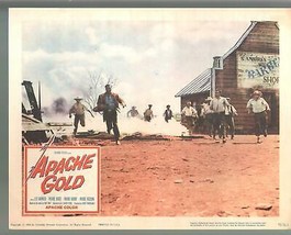 Apache Gold-Lex Barker-Pierre Brice-Color-Lobby Card-11x14 - £25.87 GBP