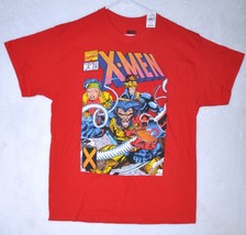 X-MEN COMIC BOOK ADULT LARGE L RED JIM LEE MENS PULLOVER WOLVERINE OUTDO... - £15.63 GBP