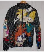 Members Only Nickelodeon Hey Arnold Rugrats Stimpy Hooded Unisex Jacket ... - £39.32 GBP