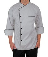 Chef Coat unifor Full Sleeve Polycotton unisex jacket coat for hotels,re... - £37.41 GBP