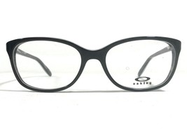 Oakley OX1131-0352 Banded Black Eyeglasses Frames Gray White Cat Eye 52-16-136 - £62.61 GBP
