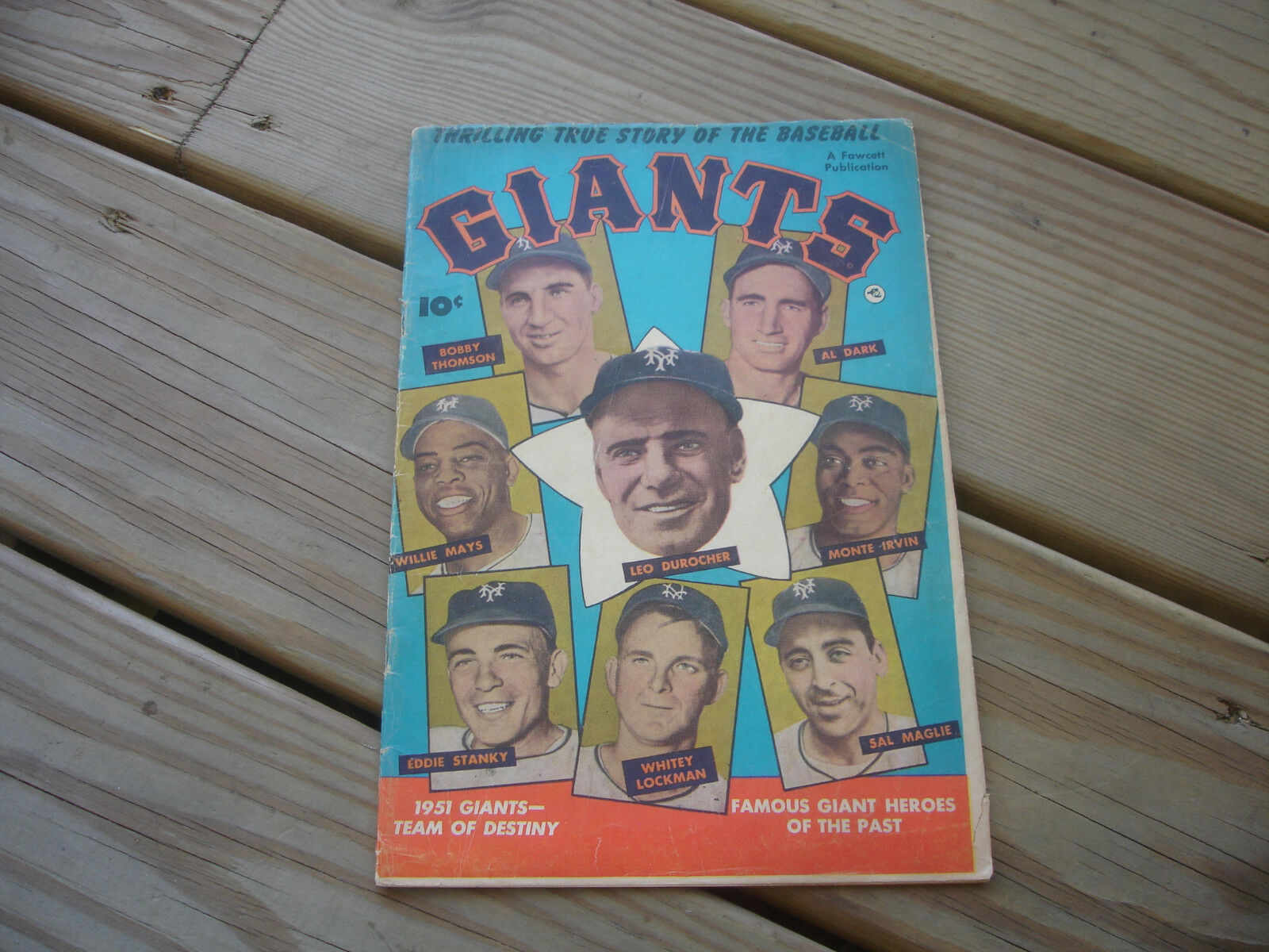 1952 A Fawcett Publication Thrilling True Story of the Baseball Giants Comic - $199.95
