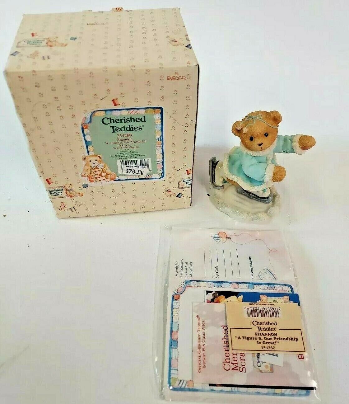 Primary image for Cherished Teddies Shannon A Figure 8 Our Friendship Is Great 1998 Enesco 354260
