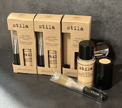 3 Stila Stay All Day Foundation Concealer &amp; Brush Kit - Buff 7 - 1oz, 0.02oz - £15.44 GBP