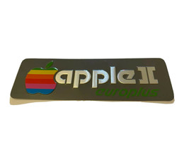 Apple II europlus top case emblem, apple 2 europlus badge, apple II top ... - $14.85