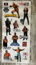 1999 WWF WCW NWO Wrestling Wall Decals Poster Goldberg Sting Hollywood H... - $19.97