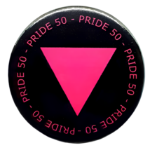 Insignia de Pin del Orgullo, triángulo rosa original, derechos de lesbianas... - £4.37 GBP