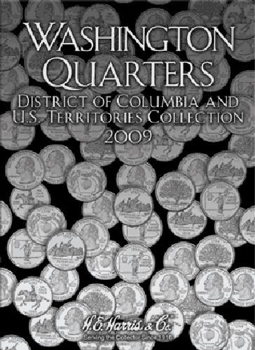 H.E. Harris - D.C. and U.S. Territories Quarter Folder, P&amp;D 2009 Vol III - £7.48 GBP