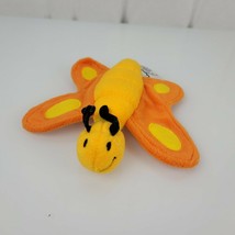 Baby Gap Stuffed Plush Orange Yellow Butterfly Toy Vintage 7" - $29.69