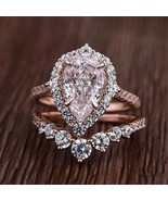 2.00 CT Dainty Twig Engagement Ring Set Birth Stone Branch Bridal Ring Set - £130.09 GBP