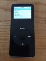 Apple iPod nano 1st Generation Black 2 GB MA099LL A1137 Music Player - $39.99