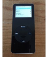 Apple iPod nano 1st Generation Black 2 GB MA099LL A1137 Music Player - £31.78 GBP