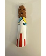 Hopi Flat Kachina Doll ~ Spotted Face - Signed 2010 - $34.64