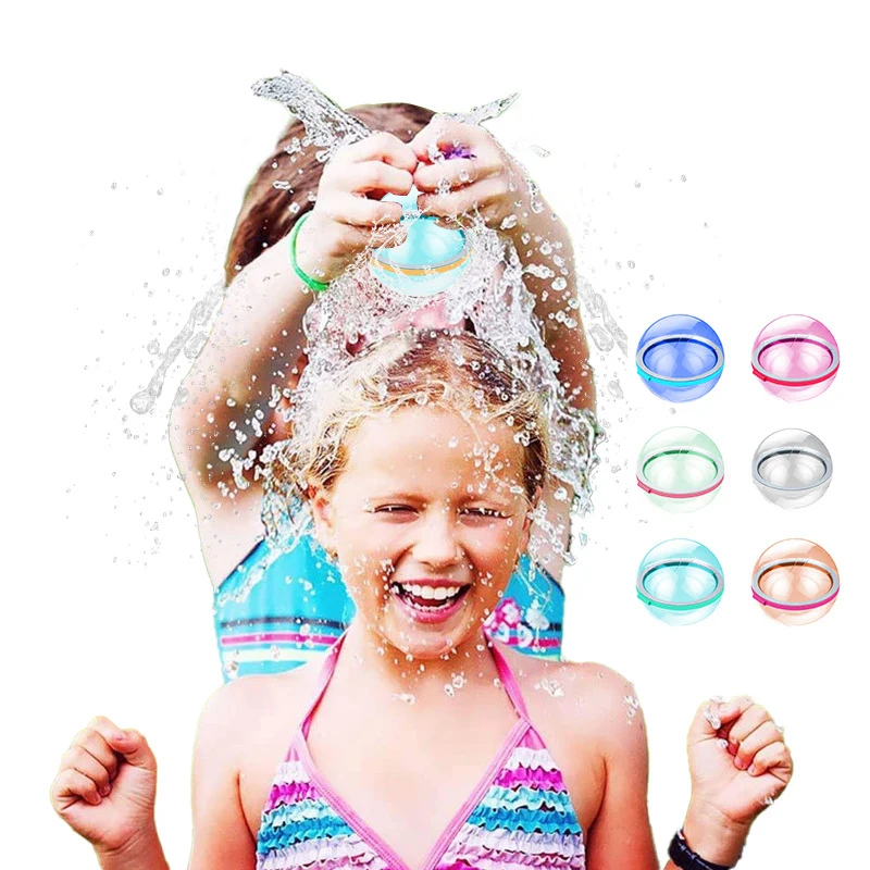Reusable Water Balloons Magnetic Quick Fill Water Balloon Refillable Self - £14.58 GBP+