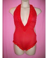 Naughty and Nice Lingerie Famous Maker Plus Size Foxy Lady Teddy: Red or... - £21.20 GBP