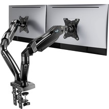HUANUO Dual Monitor Stand, Adjustable Spring Monitor Desk Mount for 13-27 inch,  - £87.77 GBP