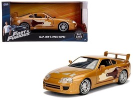 Slap Jack&#39;s Toyota Supra Gold &quot;Fast &amp; Furious&quot; Movie 1/24 Diecast Model Car by - £34.89 GBP