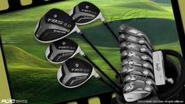 New +2&quot; Big Tall Complete Fbs Xl Golf Club Irons Driver Woods 4-SW Iron Set Bag - £417.97 GBP