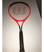 tennis racket wilson. rak attak jr 25 oversized orange / black - $40.78 CAD