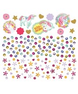 Magical Unicorn Confetti Colorful Sparkle Birthday Party Decorations Sup... - $78.36 MXN