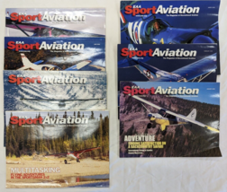 Lot ( 7 ) 2006 Vintage Sport Aviation Airplane Flying Magazine  *Partial Year* - £11.33 GBP