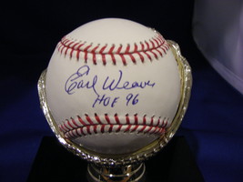 Earl Weaver Hof 1996 Wsc Orioles 1970 Signed Auto Baseball Psa/Dna - $119.99