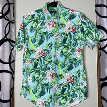Mens Ralph Lauren Blue Label Tropical Button Down Shirt Size Medium - £23.02 GBP