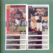 2003 Score Cleveland Browns Football Team Set - £1.96 GBP