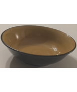 MCLELAND DESIGN Goldenrod Black Swirl Circular Salad Soup Cereal Bowl 8&quot; - $13.28