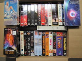 78 VHS Video Tapes, Assorted Movies all in their original cases, excellent cond. - £104.21 GBP