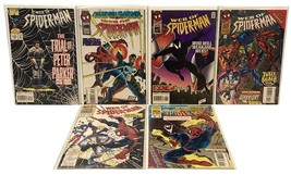 Marvel Comic books Web of spider-man #126-129 + annuals #9-10 368967 - £17.58 GBP