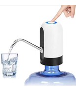 Automatic Water Dispenser, USB Powered, LED Light, White and Black - $218.58 MXN