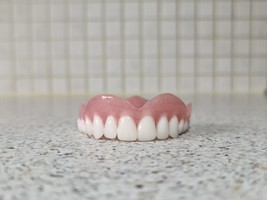 Full Upper Denture/False Teeth,Ultra White Teeth,Brand new. - $80.00