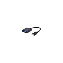 4xem 4XHDMIVGAFAB HDMI MALE TO VGA FEMALE ADAPTER 1920X1200 BLACK - $572.35 MXN