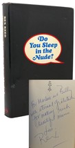 Rex Reed Do You Sleep In The Nude? Signed 1st 1st Edition 5th Printing - £250.04 GBP