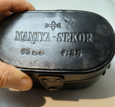 Mamiya Leather case for Sekor 65mm f3.5 TLR hard case (fits 55mm) - $114.37 CAD