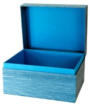 Large/Adult 220 CI Antique Turquoise Blue Chest Earthurn Cremation Urn for Ashes - £160.35 GBP