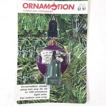 NEW Noma Ornamotion Rotating Ornament Hook Motor Plugs Into Light set Ch... - $11.00