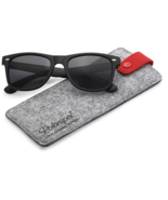 Polarized 80&#39;s Retro Classic Trendy Unisex Black Sunglasses for Men &amp; Wo... - £14.68 GBP