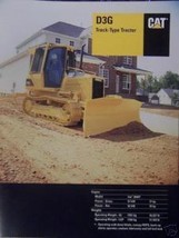2003 Caterpillar D3G Crawler Tractor Brochure - Color - $10.00