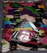Designs for the Needle Mixed Lot of 50 Skeins Embroidery Thread Yarn 100... - $24.97