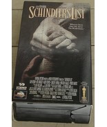 Gently Used VHS Video, Schindler&#39;s List, Liam Neeson, VERY GOOD COND - $8.90